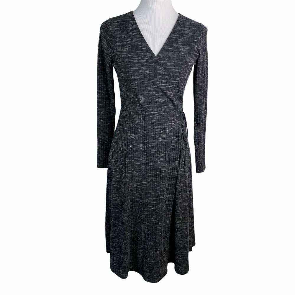 Altar'd State Space Dye Surplice Faux Wrap Dress